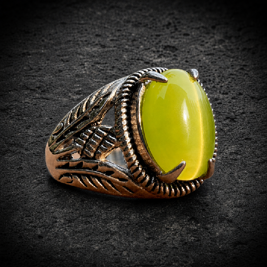 Green Manalishi - Stainless Steel Ring - 316L stainless steel unisex jewelry (R0796)