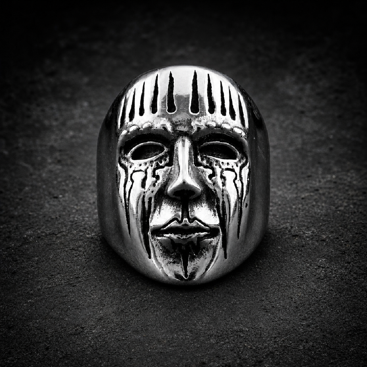 GRIMMWACHT Remnant I of II — DEATHMASK LEGION: THE REMNANTS - ring 316L stainless steel unisex jewelry (R0850)