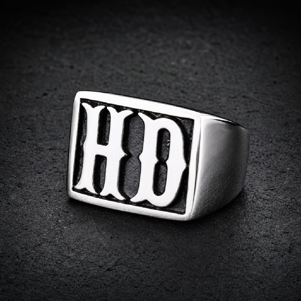HD - Stainless Steel Ring - 316L stainless steel unisex jewelry (R0704)