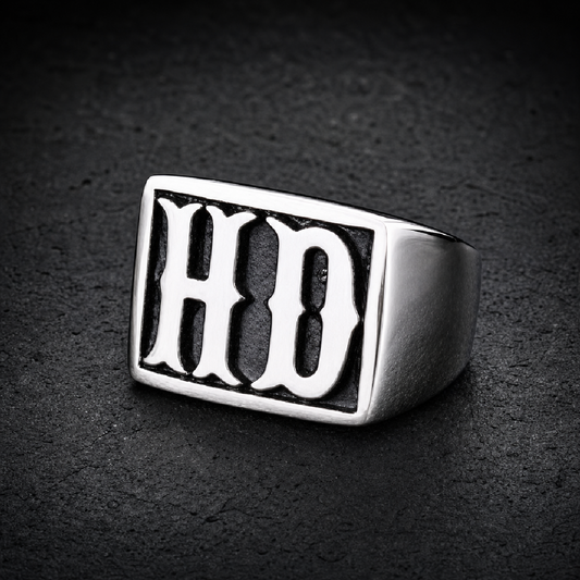 HD - Stainless Steel Ring - 316L stainless steel unisex jewelry (R0704)