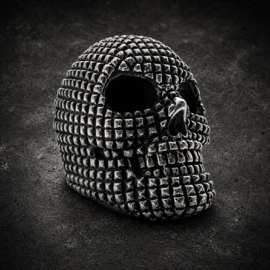 Hellraiser – Heavy-Duty Stainless Steel Skull Ring (#690)