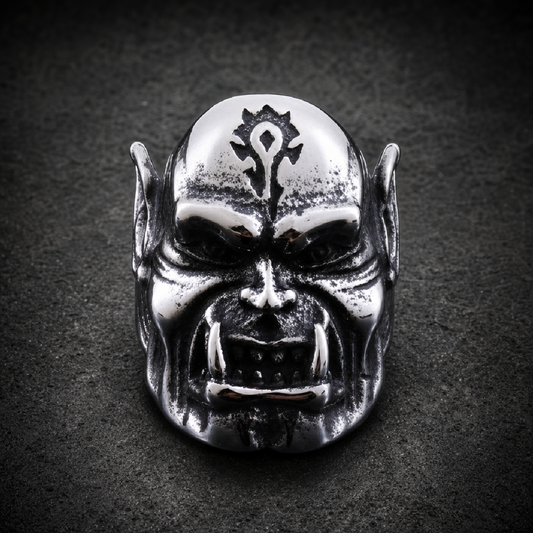 HellScream - Skull Ring - 316L stainless steel unisex jewelry (R0775)