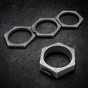 HexLock Tactical Ring Set™ – Modular Hex Self-Defense & Utility Rings (316L Steel) (#R0832)