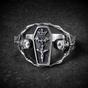 Hold Strong - Coffin Skeleton Ring – Embrace the Darkness, Defy the Odds (#R0755)