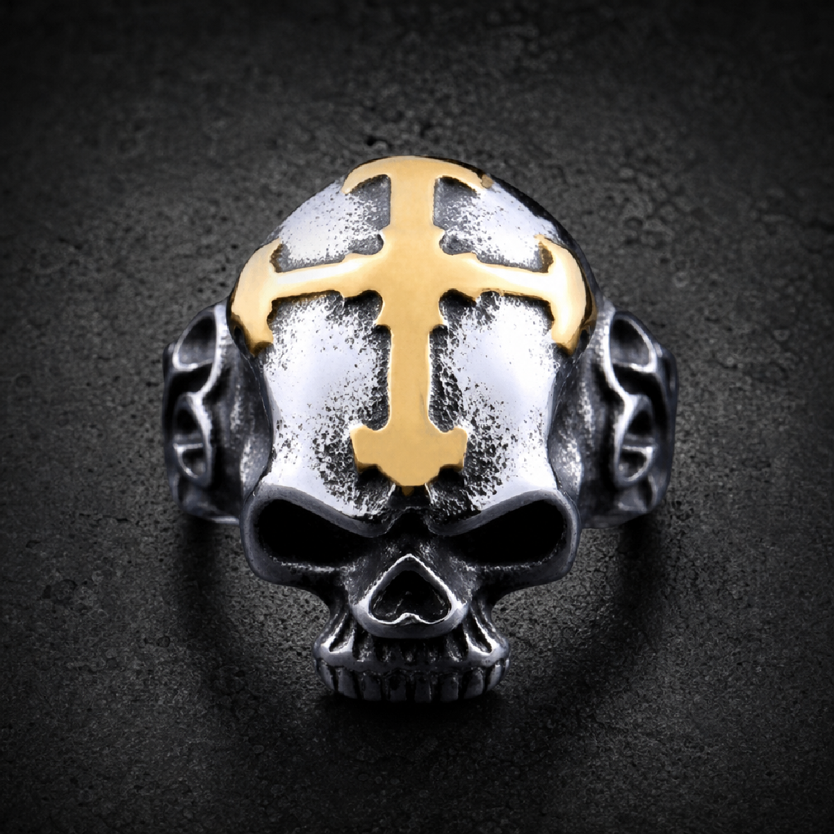 Holy Avenger - Skull Ring - 316L stainless steel unisex jewelry (R0794)