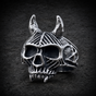 Hornified - Skull ring (#R0310)