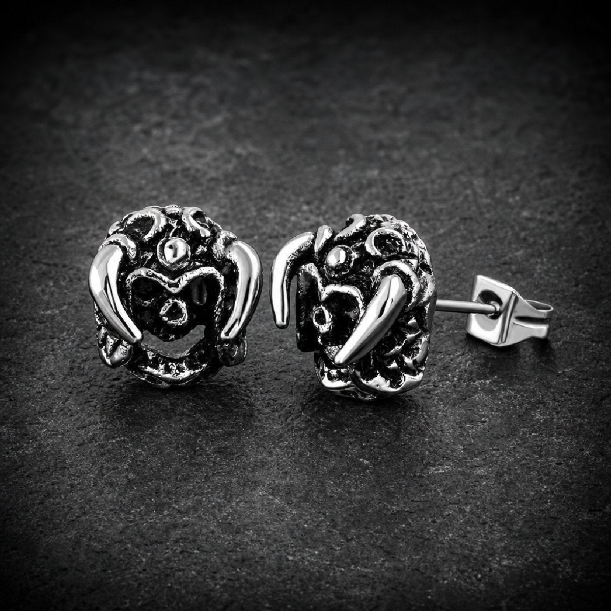 Horns of Destruction Earrings (#c072)