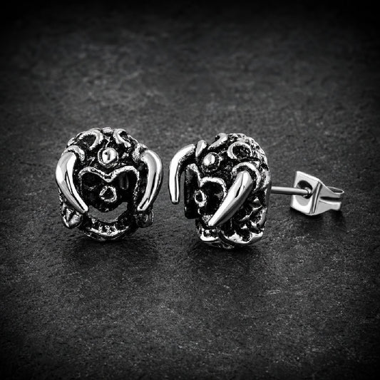 Horns of Destruction Earrings (#c072)