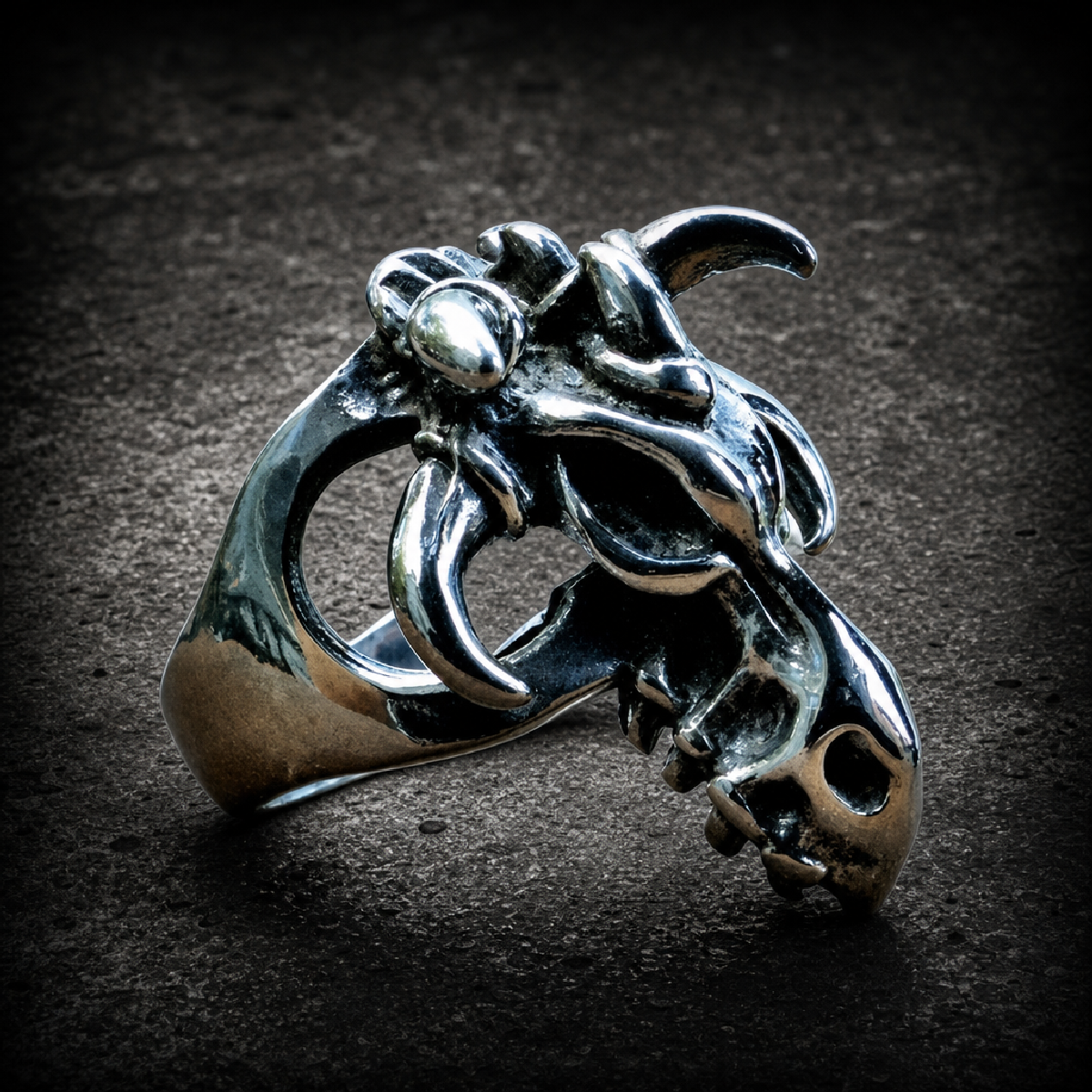 I'm Mad Again Stainless Steel Ring - 316L stainless steel unisex jewelry (R0547)
