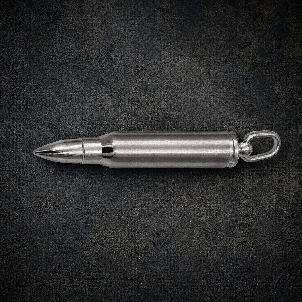 Impact Payload — Bullet Pendant with Secret Compartment - 316L stainless steel unisex jewelry, 316l stainless steel bullet…