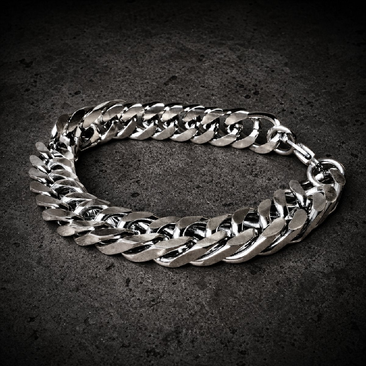Iron Chain Breaker — Heavy Curb 9" Bracelet · 62 grams