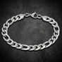 Iron Chain of Command — Figaro 8" Bracelet (#B0119)