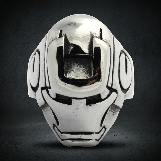 Iron Man Ring - Stainless Steel Superhero-Inspired Jewelry for Fans of Tony Stark & Robert Downey Jr. - 316L stainless ste…