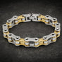 Iron Overdrive — 8.46" Motorcycle Chain Bracelet · 62 grams (#B0194)