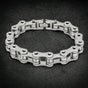 Iron Overdrive — 8.46" Motorcycle Chain Bracelet · 63 grams (#B0193)