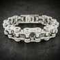 Iron Sprocket — 9" Motorcycle Chain Bracelet · 147 grams (#B0190)