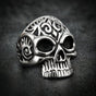 Ironclad Skull — Ornate Skull Ring (#R0218)
