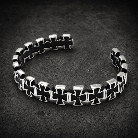 Ironclad Vengeance — Iron Cross Cuff Bracelet