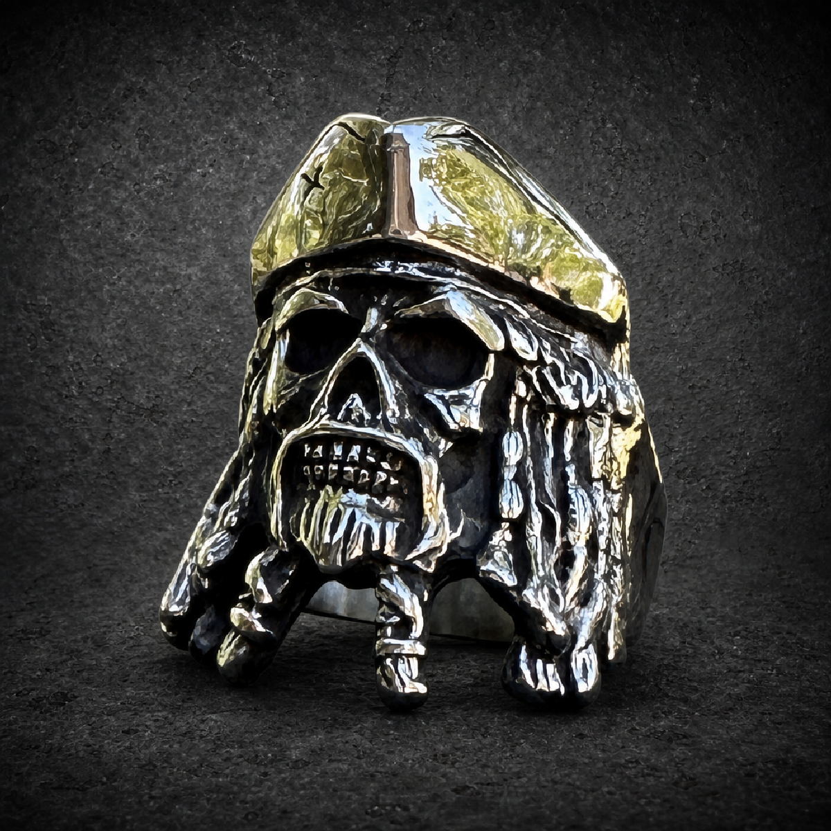 Jack Sparrow Ring - 316L stainless steel unisex jewelry (R0599)