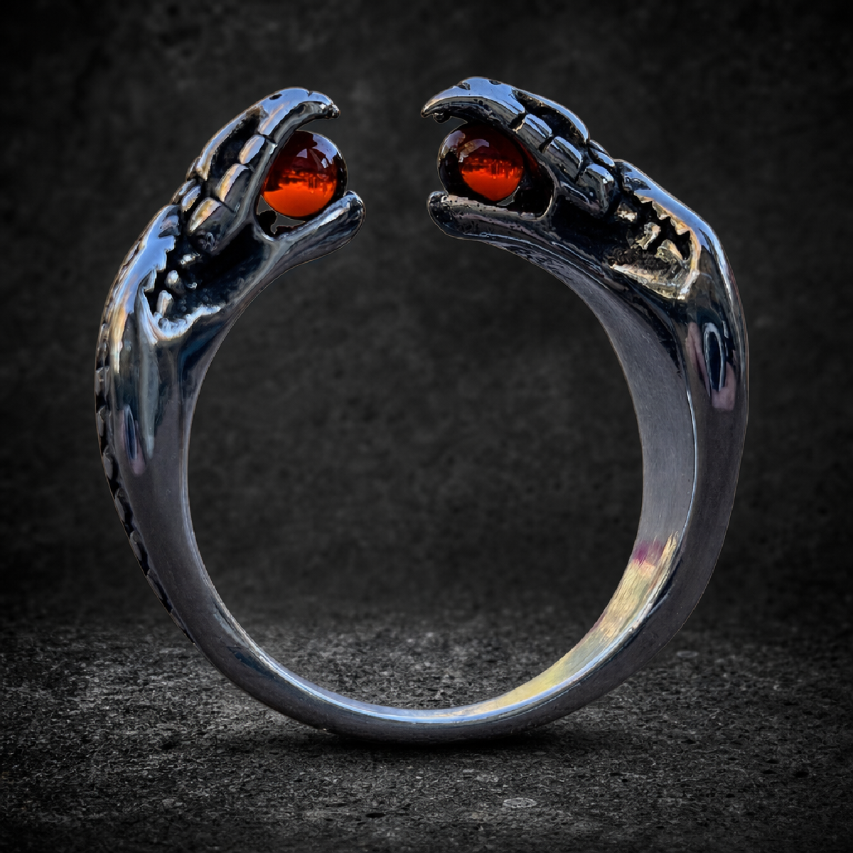 King Cobra Snake Ring - 316L stainless steel unisex jewelry (R0804)