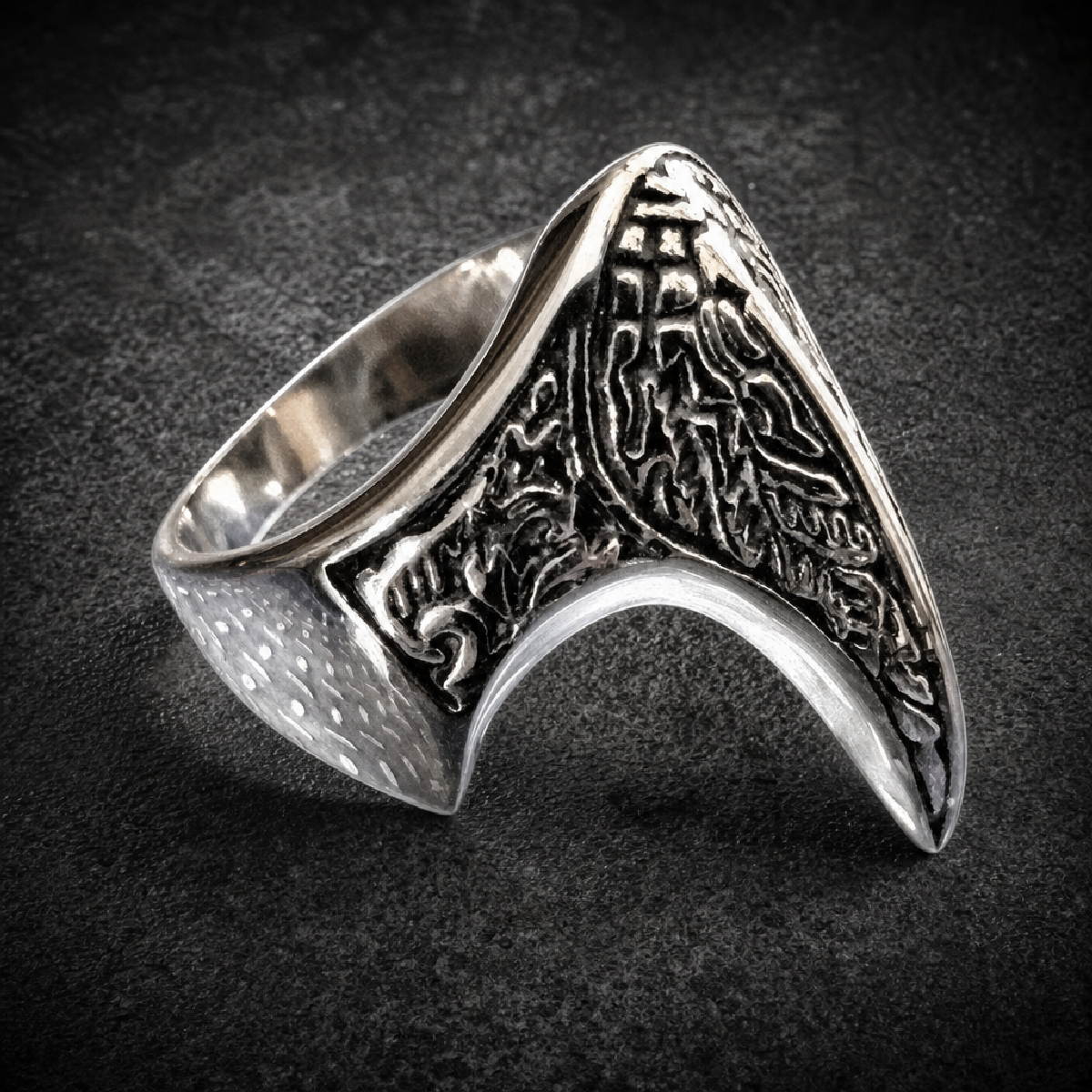 King's Claw - ring 316L stainless steel unisex jewelry (R0508)