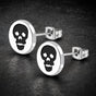 Kiss The Skull Earrings (#E087)