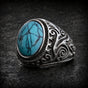Land of the Navajo - Stainless Steel Ring (#R0902)