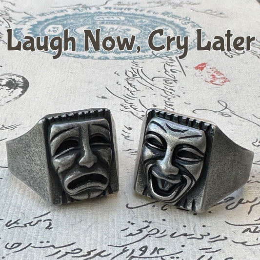laugh now cry later rings big bold and heavy and on sale