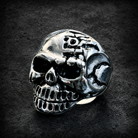 Lonely Days - Skull Ring - 316L stainless steel unisex jewelry (R0402)