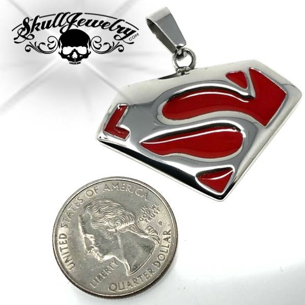 man of steel superman pendant