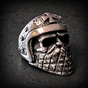 Masked Crusader Skull Ring (#R0751)