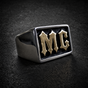MC - Gold-Tone/Stainless Steel Ring (#R0670)