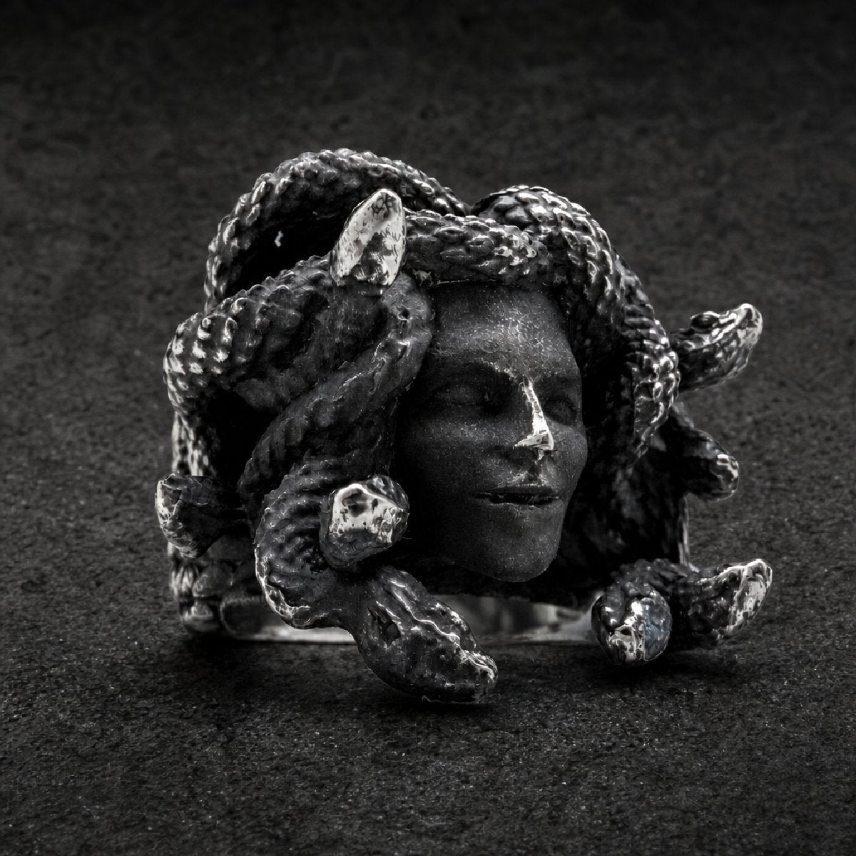 Medusa - Stainless Steel Skull Ring (#137)