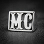 Motorcycle Club MC Stainless Steel Heavy Bold Ring (#557)