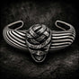 Ancient Mummy Skull Relic Cuff Bracelet (#B0047)