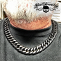370 gram 24" x 3/4" Thick Black Necklace (#n122)