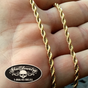 It's A Long Way to the Top - 24" Gold-Tone Chain (#n012)