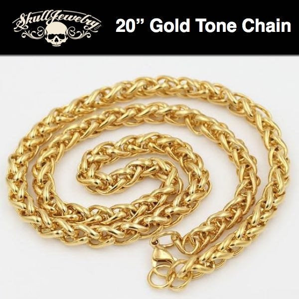 "Kentucky Rain" Big, Bold & Heavy Gold Tone Chain