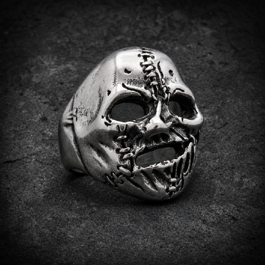 NARBENKÖNIG Final of XV — DEATHMASK LEGION - ring 316L stainless steel unisex jewelry (R0852)