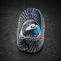 Native American Dove ring w/Turquoise Ring (#R0781)