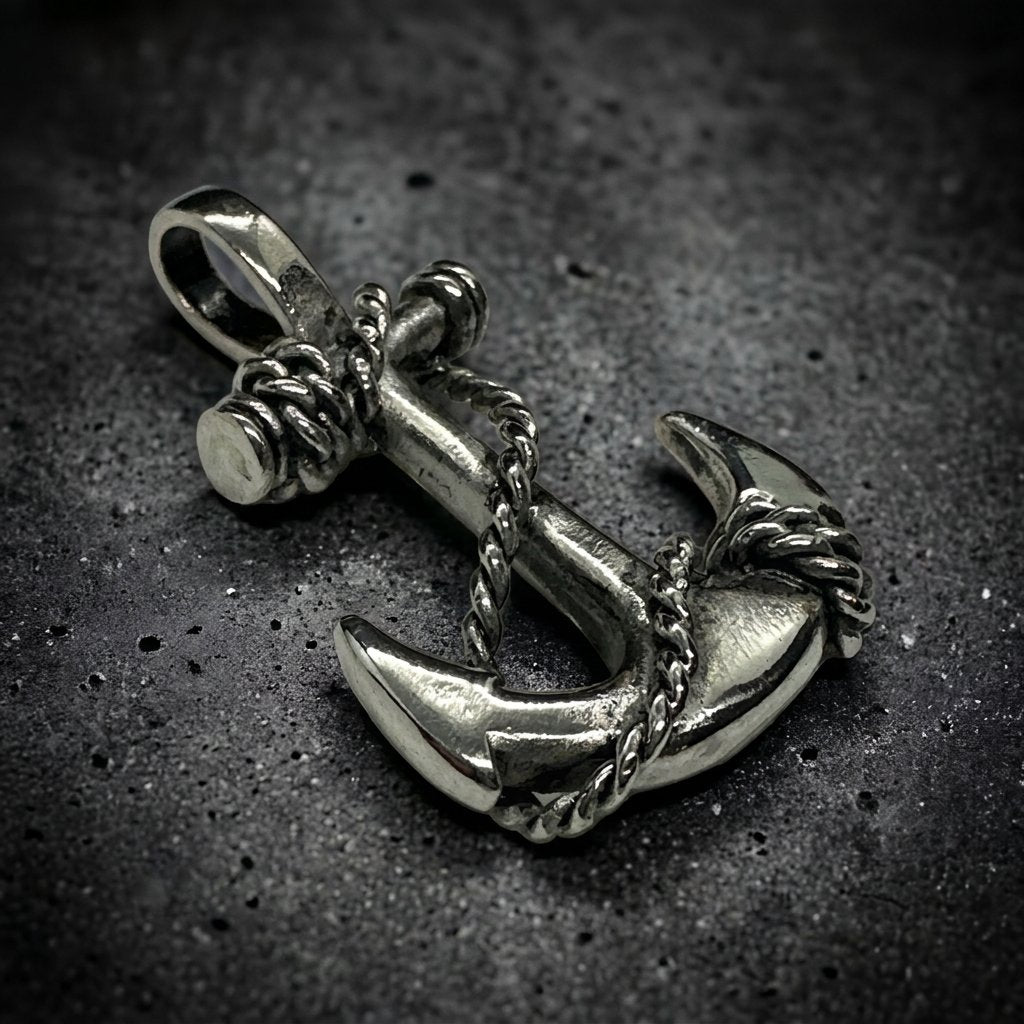 Nautical Knot Anchor Pendant (#p092)