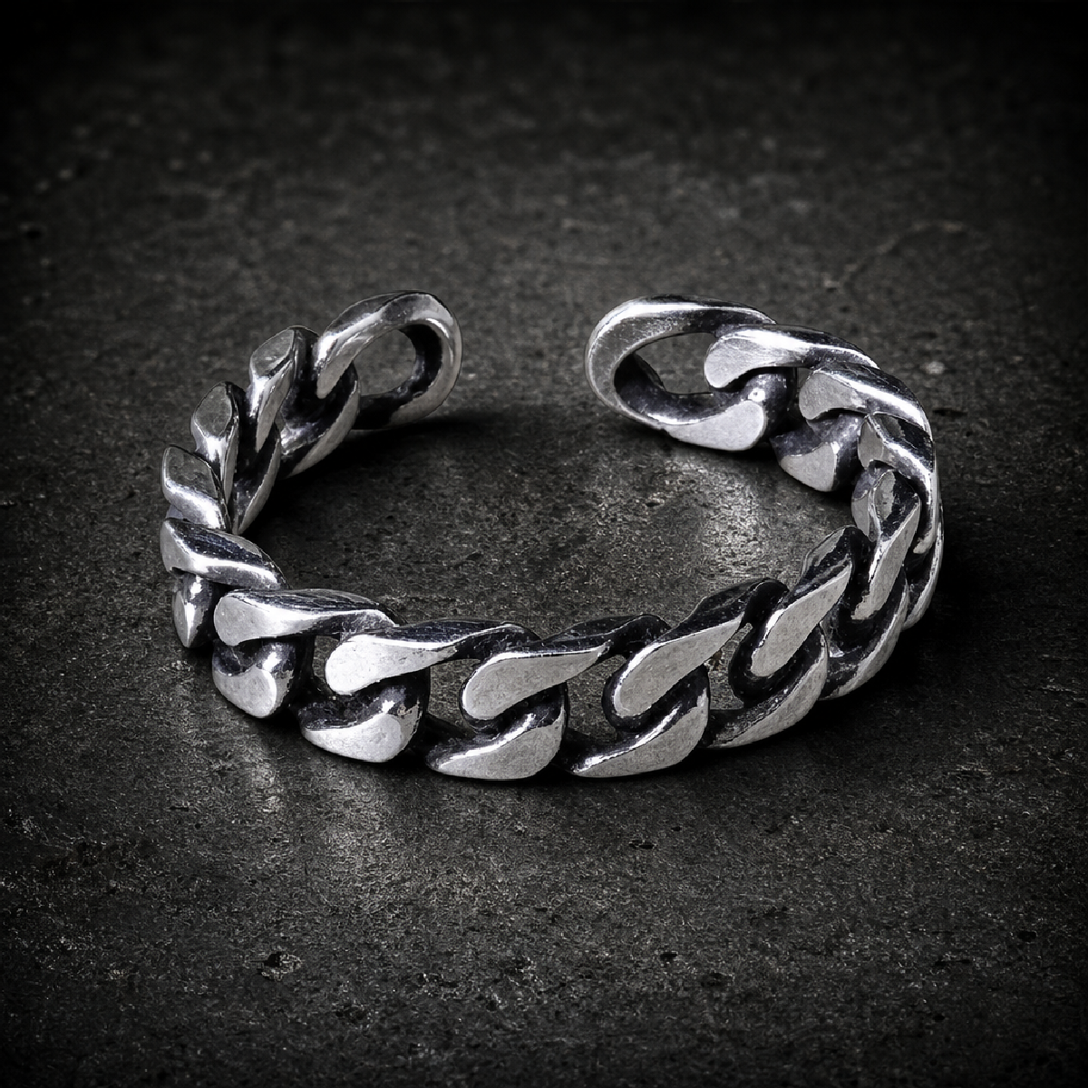 No Excuses Ring - 316L stainless steel unisex jewelry (R0757)