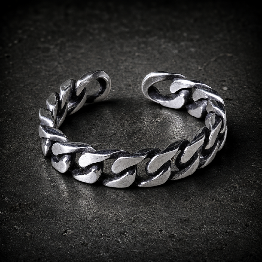No Excuses Ring - 316L stainless steel unisex jewelry (R0757)