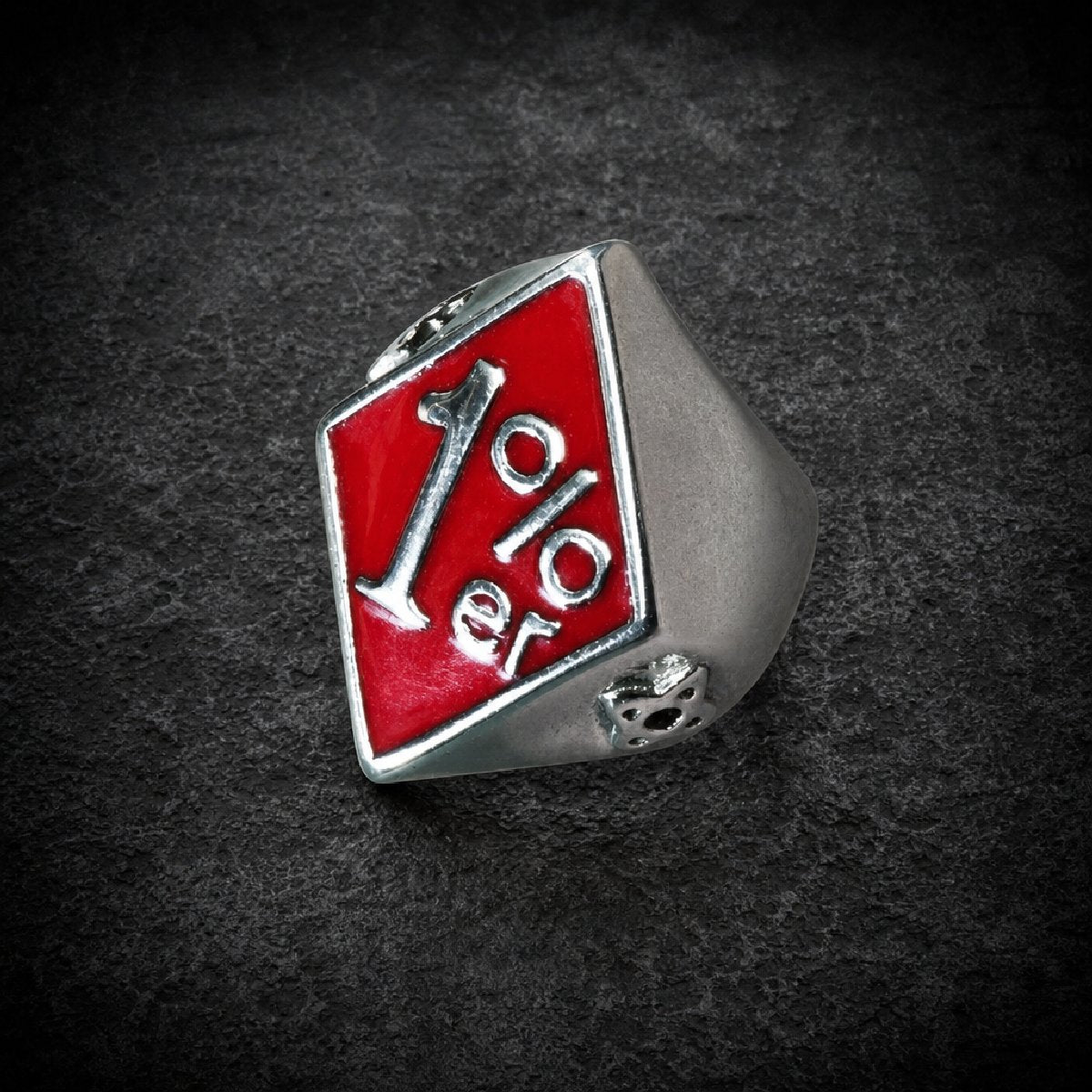 Outlaw's Mark — 1%er Biker Ring - 316L stainless steel unisex jewelry, 316l stainless steel 1%er ring, biker outlaw 1%er s…