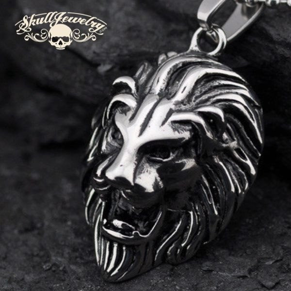 Big, Bold Lion Pendant w/20" Chain