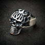 Play'n With Fire - Skull Ring (#R0327)
