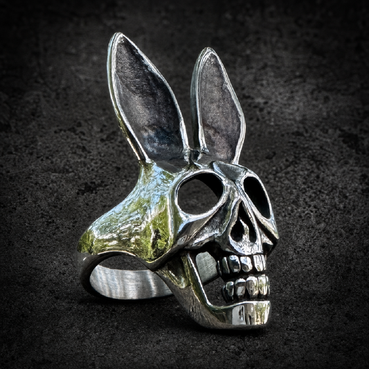 Psycho Bunny Ring - 316L stainless steel unisex jewelry (R0585)