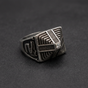 Temple of the Sun™ Aztec Pyramid Ring (#R0112)