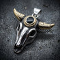Regal Bull Horns Pendant (#p090)