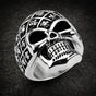 Royal Bones — Fleur-de-Lis Skull Ring (#R0874)